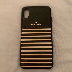 Black and Gold kate spade phone case